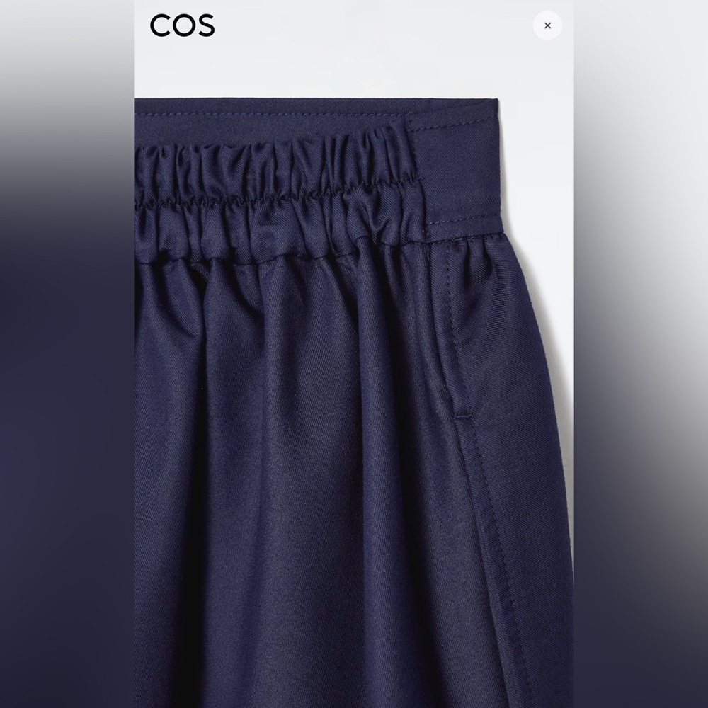 COS A-Line midi skirt. Navy. Size 10. Excellent condition. Price is negotiable:) - Picture 2 of 6